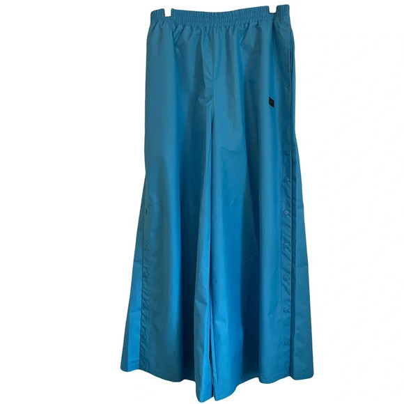 NWT REEBOK X Women’s Angel Wide Leg Pant Large in Always Blue Streetwear Baddie - Picture 1 of 16